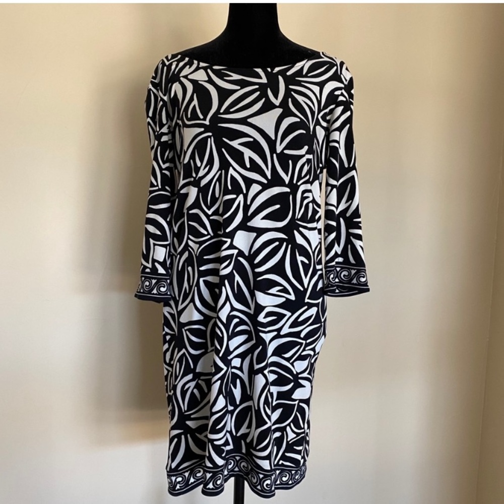 Loft by Ann Taylor Boatneck Midi Dress